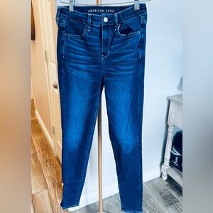 American Eagle Outfitters Dark Blue Skinny Jeans size 4
